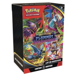 Mini Display de 6 Boosters ME02 Pokémon Flammes Fantasmagoriques - FR