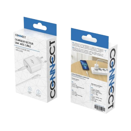 Chargeur Secteur USB-C 25W vers USB-C