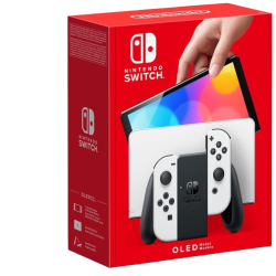 Pack Nintendo Switch OLED Édition Blanche + Joy-Con + Sacoche + MicroSD 128Go Sandisk