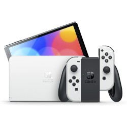 Pack Nintendo Switch OLED Édition Blanche + Joy-Con + Sacoche + MicroSD 128Go Sandisk