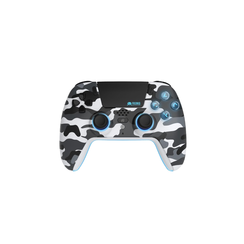 Manette Sans Fil PS5 Camouflage Blanc avec LED