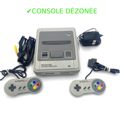 Nintendo Super Famicom ✔️ Dézonnée ✔️  + 2 manettes | Reconditionné (SNES import Japon)