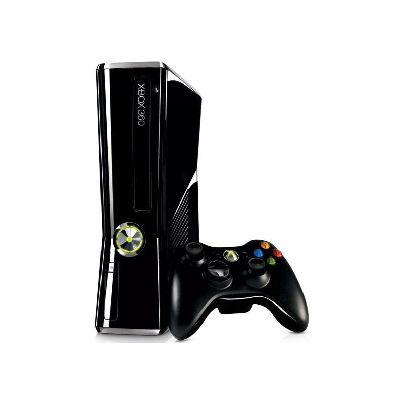 Xbox 360 Slim 250Go avec manette + 4 jeux | Dépot - Vente
