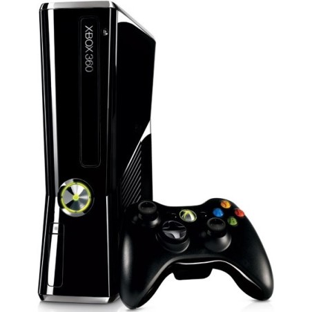 Xbox 360 Slim 250Go avec manette + 4 jeux | Dépot - Vente