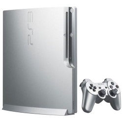 PROMO Playstation 3 Slim 320Go Édition Silver + 1 Manette + Trilogie Uncharted  | Reconditionné