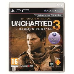 PROMO Playstation 3 Slim 320Go Édition Silver + 1 Manette + Trilogie Uncharted  | Reconditionné