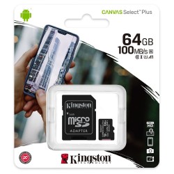 Carte MicroSD Select+ KINGSTON