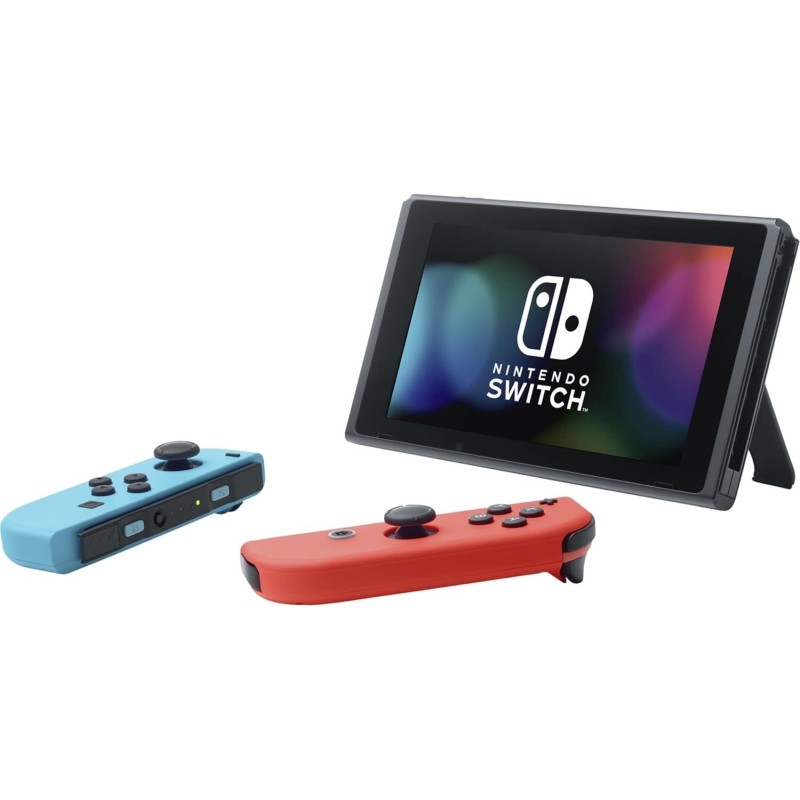 Nintendo Switch  (2019) Avec 1 Joy-con Rouge Néon + 1 Joy-con Bleu Néon - Reconditionné