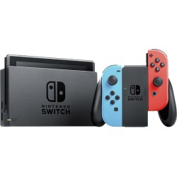 Nintendo Switch  (2019) Avec 1 Joy-con Rouge Néon + 1 Joy-con Bleu Néon - Reconditionné